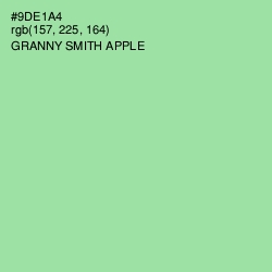 #9DE1A4 - Granny Smith Apple Color Image