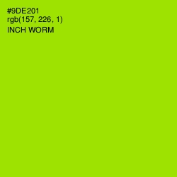 #9DE201 - Inch Worm Color Image