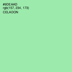 #9DEAAD - Celadon Color Image