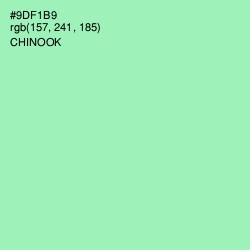 #9DF1B9 - Chinook Color Image