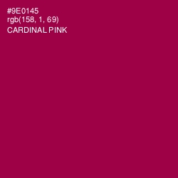 #9E0145 - Cardinal Pink Color Image