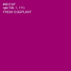 #9E016F - Fresh Eggplant Color Image