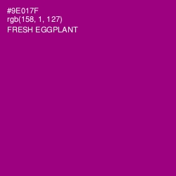 #9E017F - Fresh Eggplant Color Image