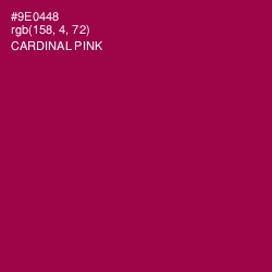 #9E0448 - Cardinal Pink Color Image