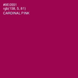 #9E0551 - Cardinal Pink Color Image