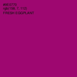 #9E0770 - Fresh Eggplant Color Image