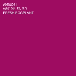 #9E0C61 - Fresh Eggplant Color Image