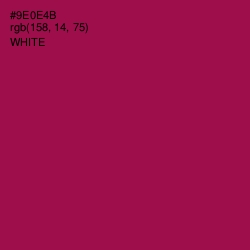#9E0E4B - Disco Color Image