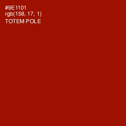 #9E1101 - Totem Pole Color Image