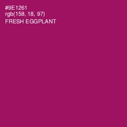 #9E1261 - Fresh Eggplant Color Image