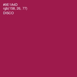 #9E1A4D - Disco Color Image