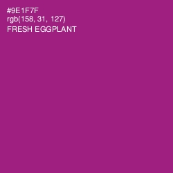 #9E1F7F - Fresh Eggplant Color Image