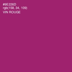 #9E226D - Vin Rouge Color Image