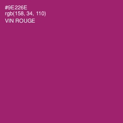 #9E226E - Vin Rouge Color Image