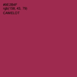 #9E2B4F - Camelot Color Image