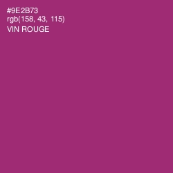 #9E2B73 - Vin Rouge Color Image