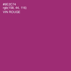 #9E2C74 - Vin Rouge Color Image
