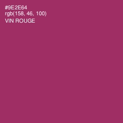 #9E2E64 - Vin Rouge Color Image