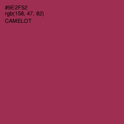 #9E2F52 - Camelot Color Image