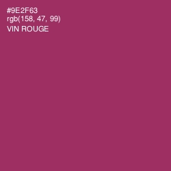 #9E2F63 - Vin Rouge Color Image