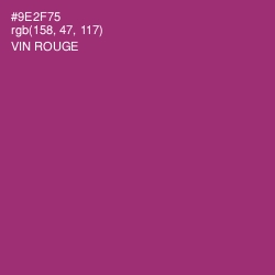 #9E2F75 - Vin Rouge Color Image