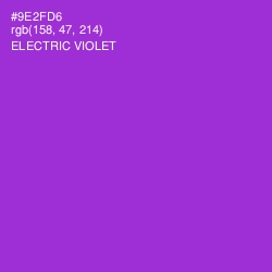 #9E2FD6 - Electric Violet Color Image