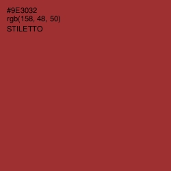 #9E3032 - Stiletto Color Image