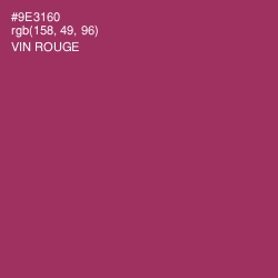 #9E3160 - Vin Rouge Color Image