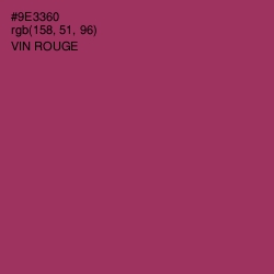 #9E3360 - Vin Rouge Color Image