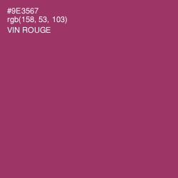 #9E3567 - Vin Rouge Color Image