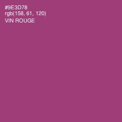 #9E3D78 - Vin Rouge Color Image