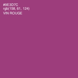 #9E3D7C - Vin Rouge Color Image