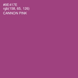 #9E417E - Cannon Pink Color Image
