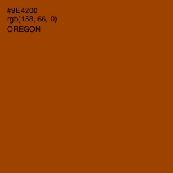 #9E4200 - Oregon Color Image