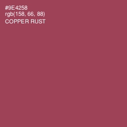 #9E4258 - Copper Rust Color Image
