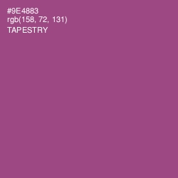 #9E4883 - Tapestry Color Image