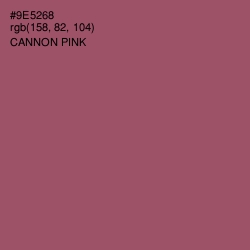 #9E5268 - Cannon Pink Color Image