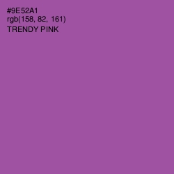 #9E52A1 - Trendy Pink Color Image