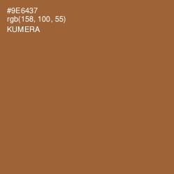 #9E6437 - Kumera Color Image