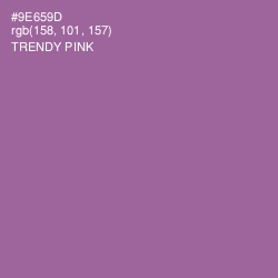 #9E659D - Trendy Pink Color Image