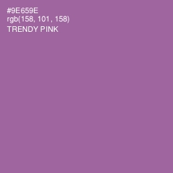 #9E659E - Trendy Pink Color Image