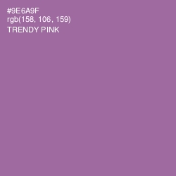 #9E6A9F - Trendy Pink Color Image