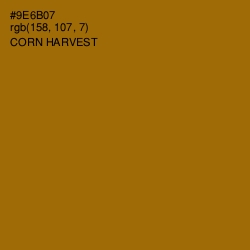 #9E6B07 - Corn Harvest Color Image