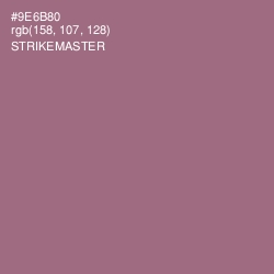 #9E6B80 - Strikemaster Color Image