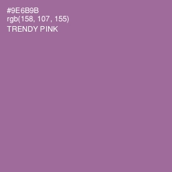 #9E6B9B - Trendy Pink Color Image