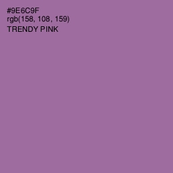 #9E6C9F - Trendy Pink Color Image