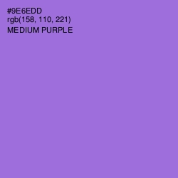 #9E6EDD - Medium Purple Color Image
