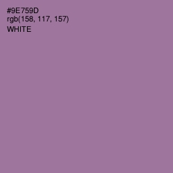 #9E759D - Mountbatten Pink Color Image