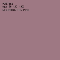 #9E7882 - Mountbatten Pink Color Image