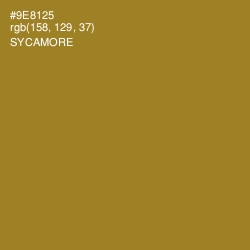 #9E8125 - Sycamore Color Image